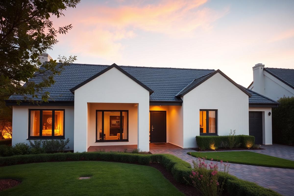 A freshly painted Pretoria home